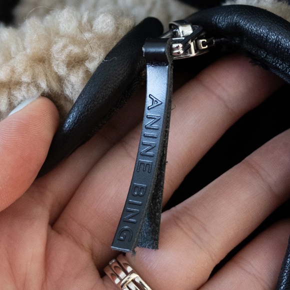 Annie Bing Ryder Sherpa Jacket in Camel fleece - Picture 3 of 7